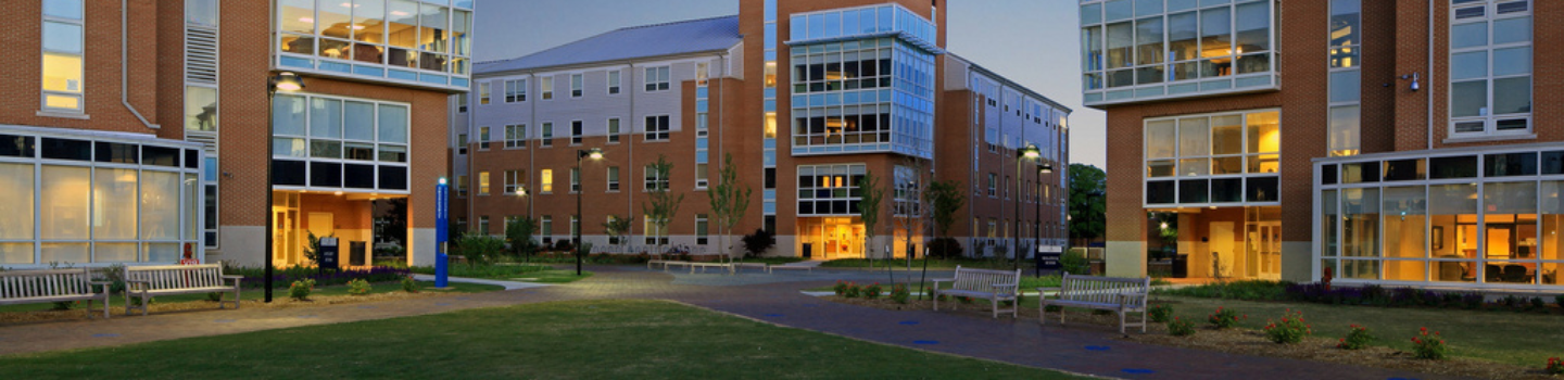 ODU quad at night