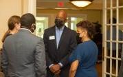 On Aug. 11, Northern Virginia alumni, students and friends gathered at the Westwood Country Club in Vienna to meet ODU President Brian O. Hemphill, Ph.D., and First Lady Marisela Rosas Hemphill, Ph.D., during the Monarch Nation Tour.